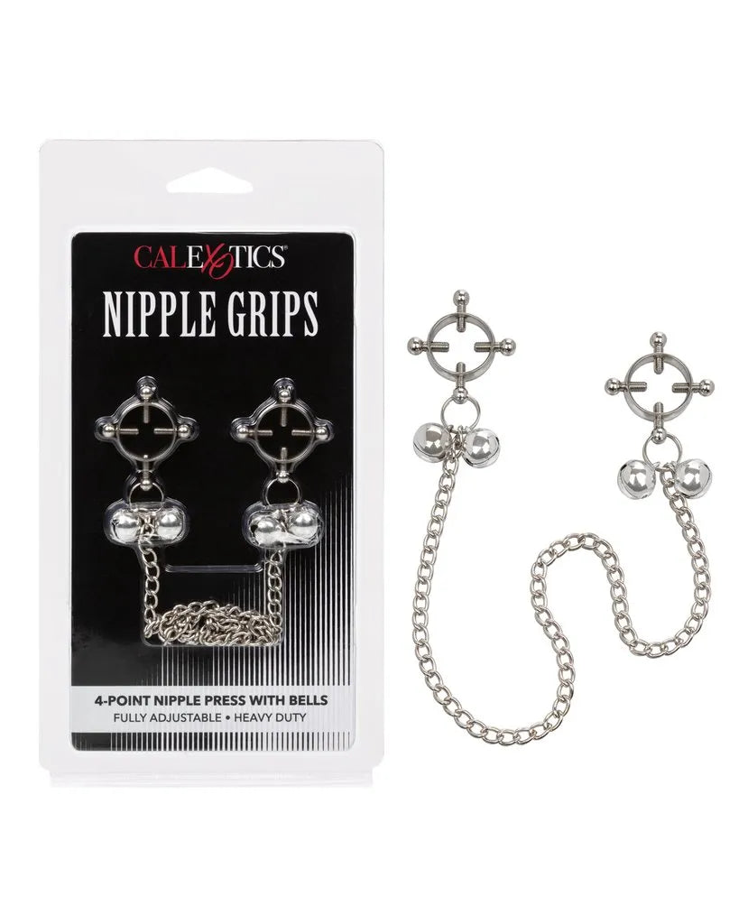 Nipple Grips 4-Point Nipple Press with Bells