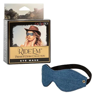 Ride 'Em Premium Denim Collection Eye Mask