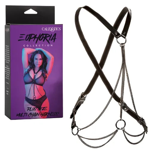 Euphoria Collection Plus Size Multi Chain Harness - Take A Peek