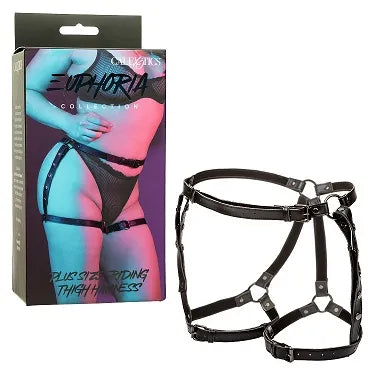 Euphoria Collection Plus Size Riding Thigh Harness - Take A Peek