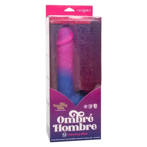 Naughty Bits Ombré Hombre XL Consolador Vibrador