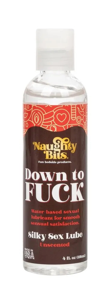 Naughty Bits Down To Fuck Silky Sex Lube - Bulk