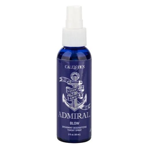 Admiral Blow Spray desensibilizante para la garganta con menta verde - 2 oz. onz. 