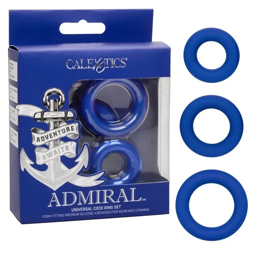 Juego de anillos universales para el pene Admiral