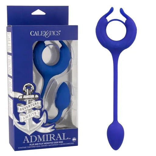 Anillo para pene con peso Admiral Plug and Play