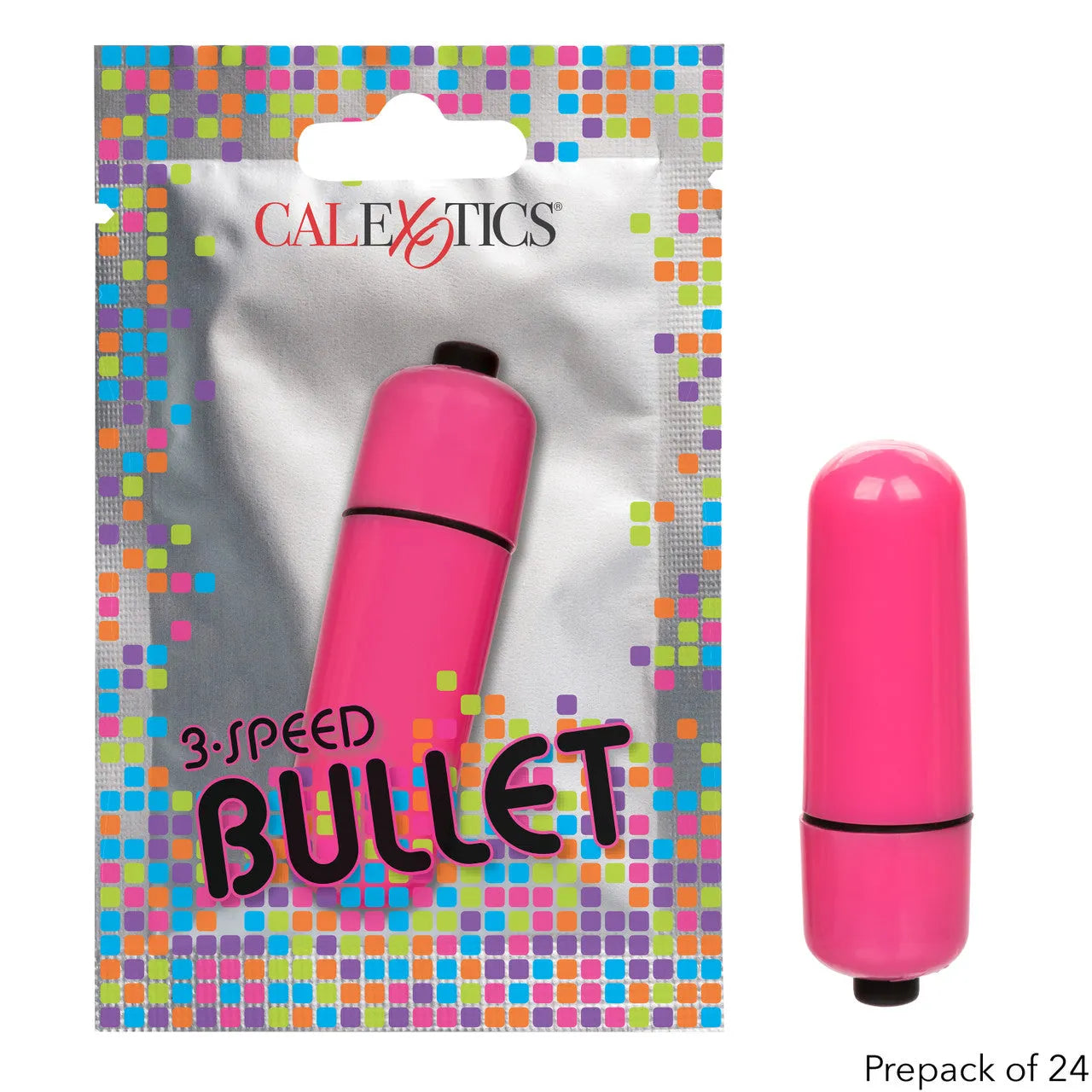 Paquete de aluminio Bullet de 3 velocidades, color rosa