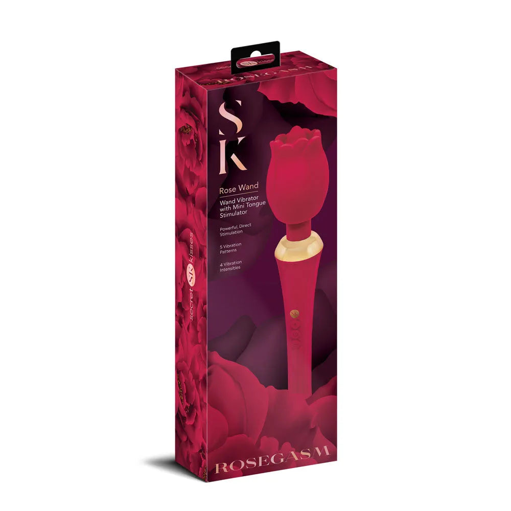 Secret Kisses Rosegasm Rose Wand - Take A Peek