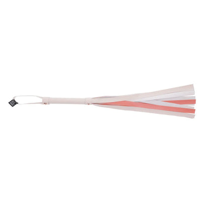 Sex & Mischief Peaches n CreaMe Stripe Flogger - Peach 80 cm Flogger Whip