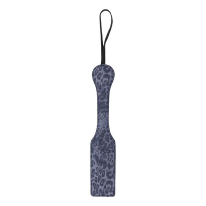 Sex & Mischief Cougar Studded Paddle - Navy  Paddle with Gold Studs