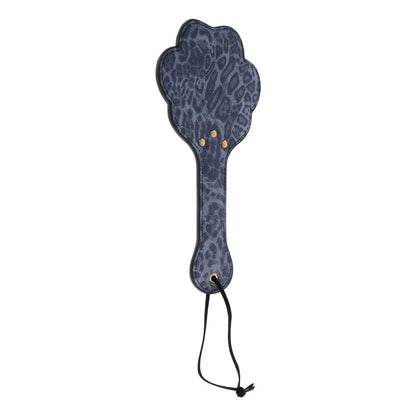 Sex & Mischief Cougar Paw Paddle - Navy /Gold Spanking Paddle