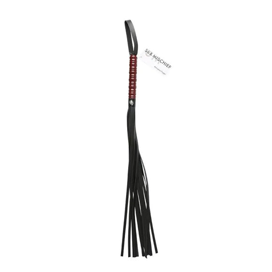 Sex & Mischief Mahogany Flogger - Take A Peek