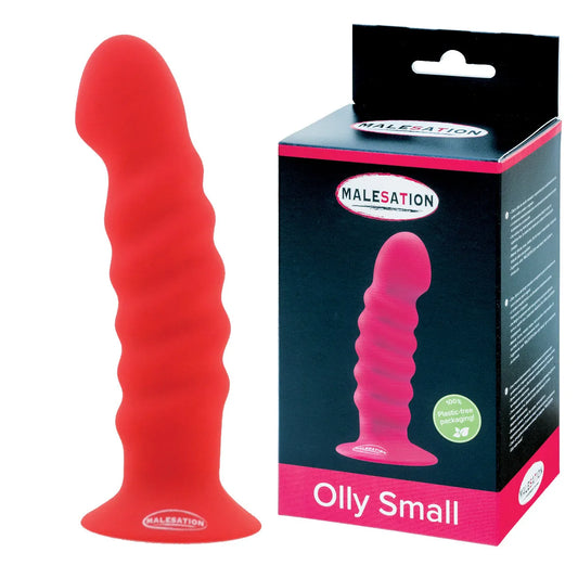 MALESATION OLLY DILDO SMALL RED - Take A Peek