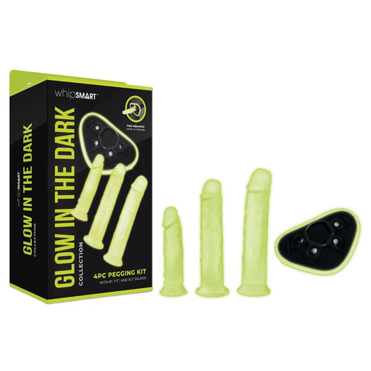 WhipSmart Glow In The Dark 4pc Pegging Kit - Take A Peek