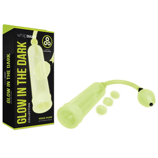 WhipSmart Glow In The Dark Penis Pump - Take A Peek