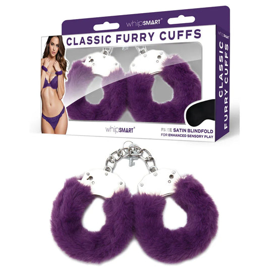 WhipSmart Classic Furry Cuffs - - Take A Peek