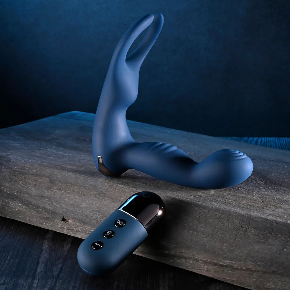 Zero Tolerance BY ALL MEANS -  13.4 cm USB Rechargeable Prostate Massager with Cock Ring