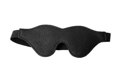 Black Fleece Lined Blindfold - Take A Peek