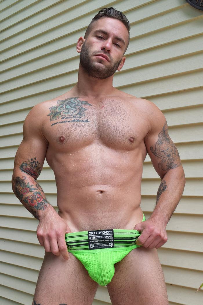 CUMDUMP JOCK -NEON GREEN - Take A Peek