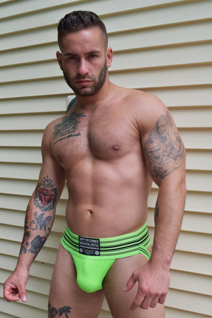 CUMDUMP JOCK -NEON GREEN - Take A Peek