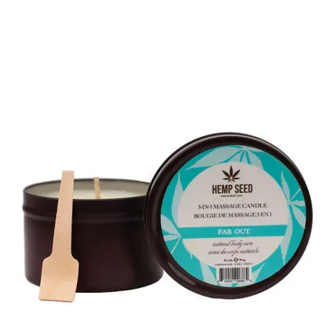 Hemp Seed 3-In-1 Massage Candle - Take A Peek