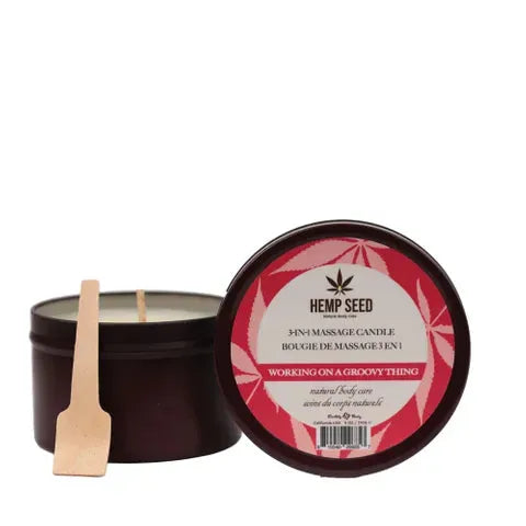 Hemp Seed 3-In-1 Massage Candle - Take A Peek