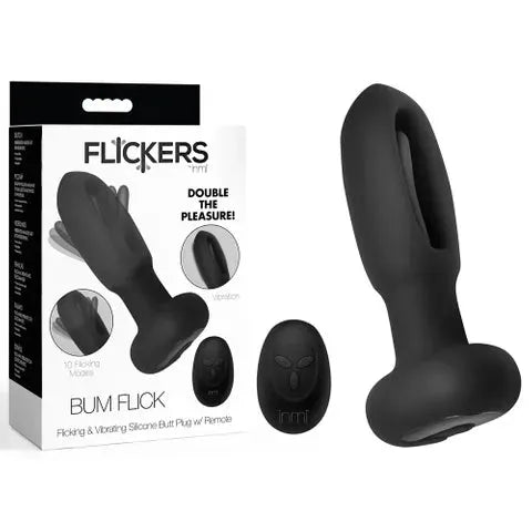 Inmi Flickers Bum Flick Flicking & Vibrating Butt Plug - Take A Peek