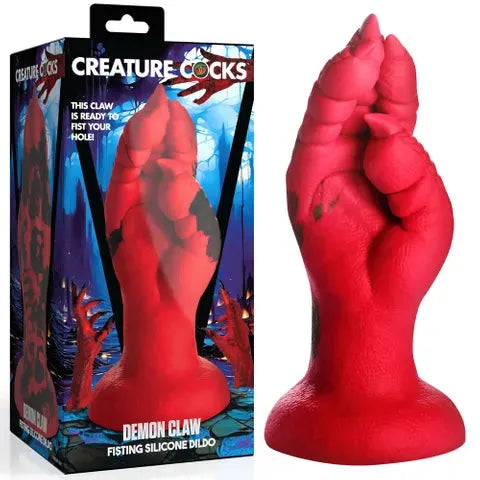 Creature Cocks Demon Claw Fisting Silicone Dildo - Take A Peek