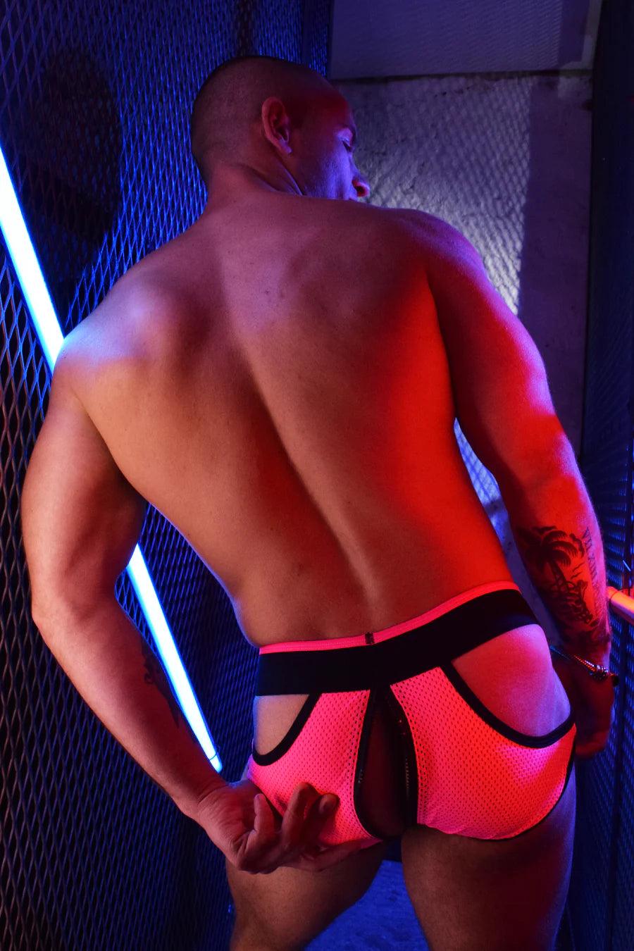 MONEYMAKER BRIEF NEON PINK - Take A Peek