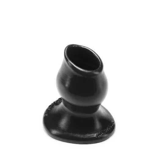 Pighole 1 Hollow Plug Small Black - Take A Peek