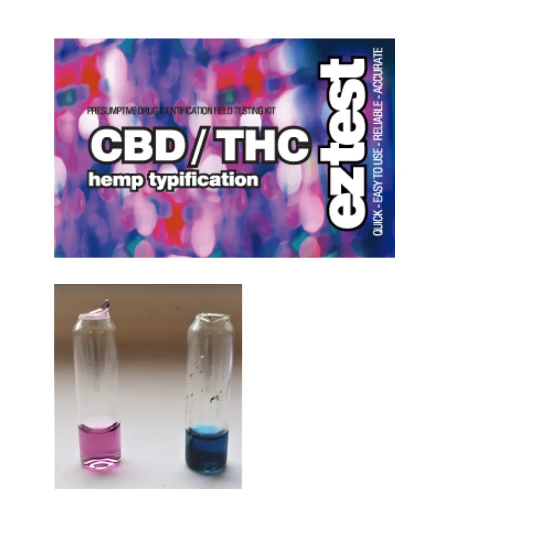 EZ Test Tube for CBD / THC – Hemp Typification