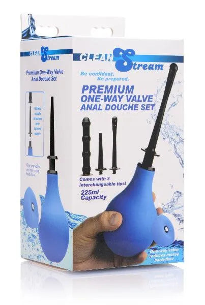 Premium One Way Valve Anal Douche Set - Take A Peek