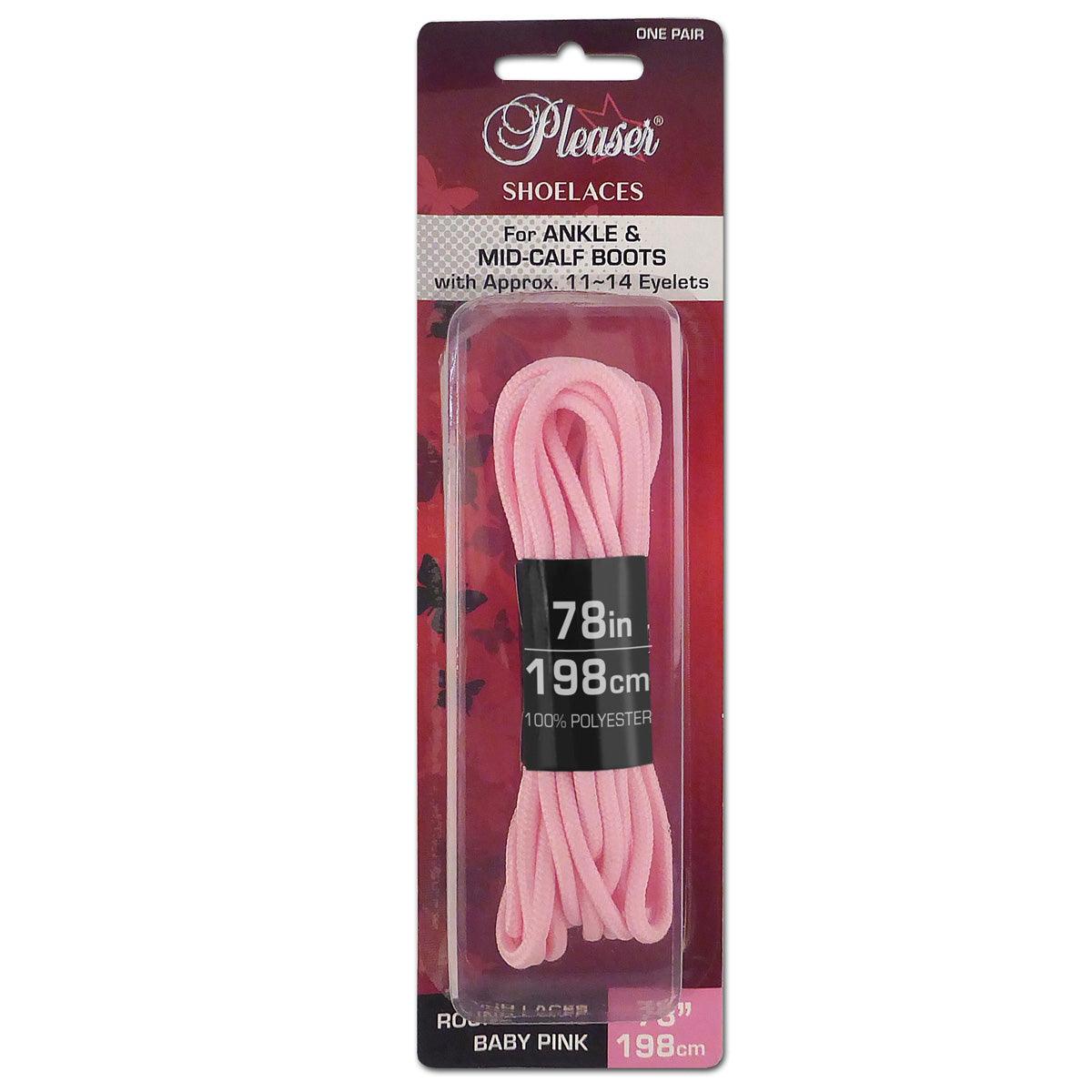 SL-ANKLE-PL Pink 198CM Shoe Laces - Take A Peek