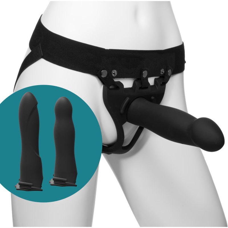 Be Ready 4 Pc Hollow Silicone Strap-On Set - Take A Peek