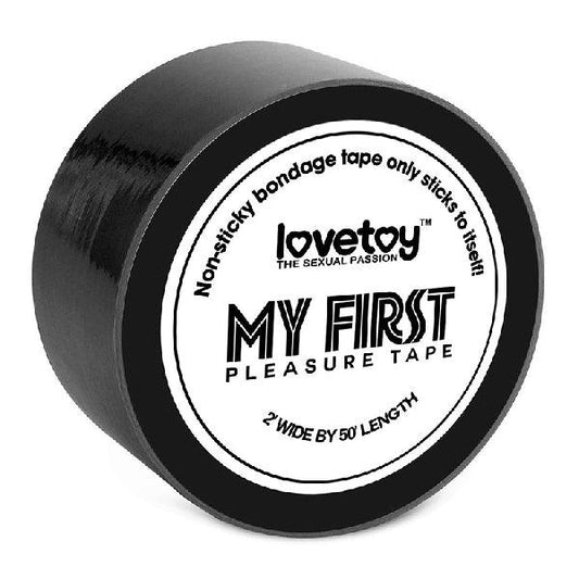 My First Non-Sticky Bondage Tape Black - Take A Peek