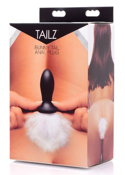 White Bunny Tail Anal Plug - Take A Peek