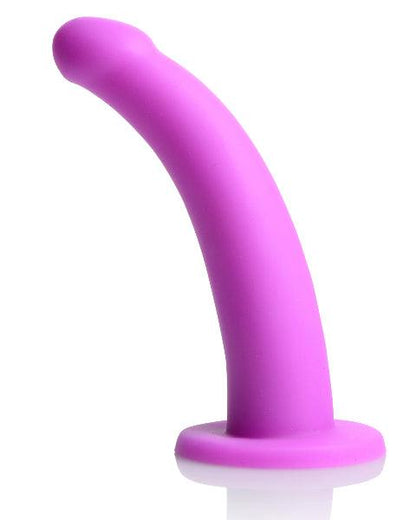 Navigator Silicone G-Spot Dildo with Harness - Take A Peek