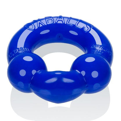 Ultraballs 2 Pack Cockring Black And Police Blue - Take A Peek