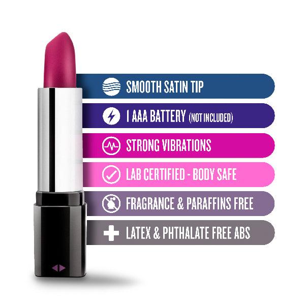 Rose Lipstick Vibe Black - Take A Peek