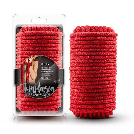 Temptasia Bondage Rope 9.7m Red - Take A Peek