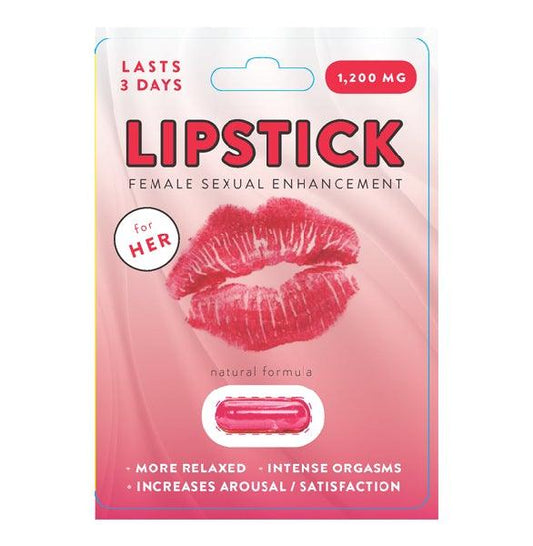 Lipstick Female Libido Single Pill - Take A Peek