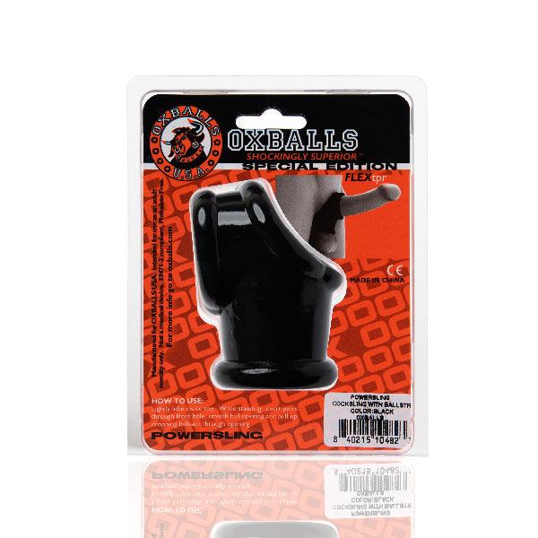 Powersling Cocksling And Ballstretcher Black - Take A Peek