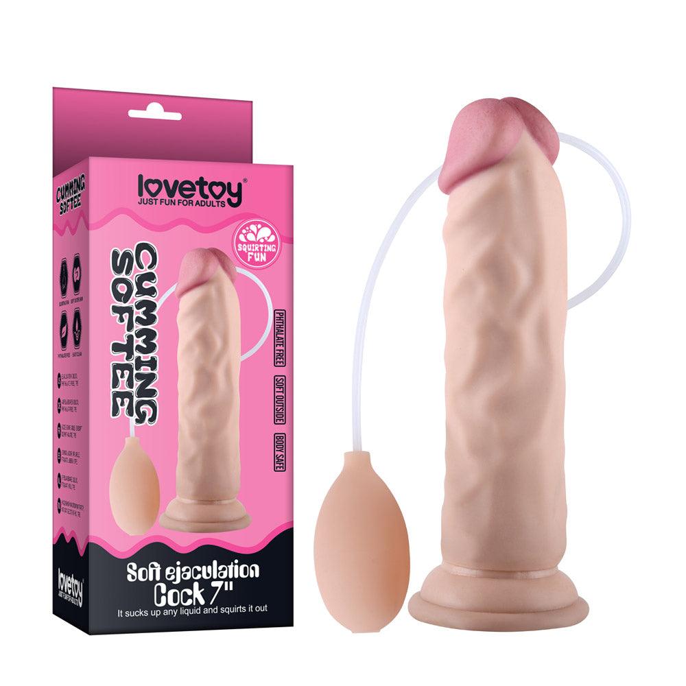 Soft Ejaculation Cock With Ball 8.5in - Take A Peek