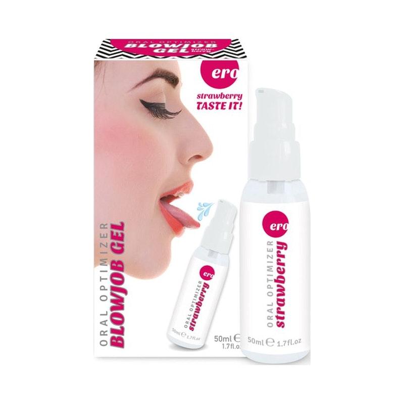 Oral Optimizer Blowjob Gel Strawberry 50ml - Take A Peek