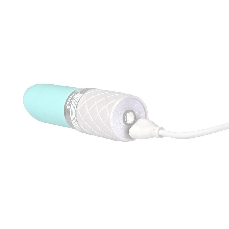 Pillow Talk Lusty Flickering Massager Teal - Take A Peek