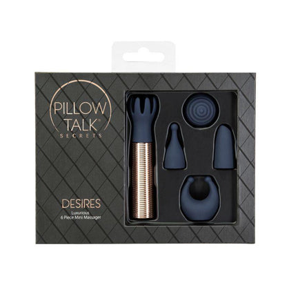 Pillow Talk Secrets Desires 6 Pc Massager Set - Take A Peek