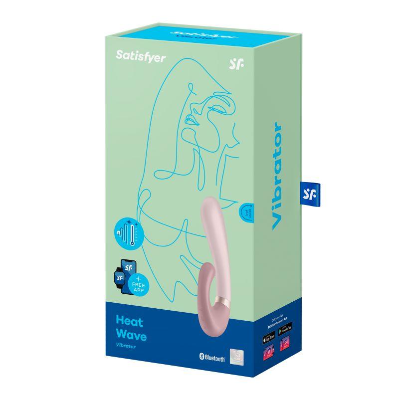 Satisfyer Heat Wave Connect App Warming Rabbit Vibrator Mauve - Take A Peek