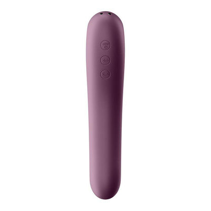 Satisfyer Dual Kiss Wine Red - Take A Peek