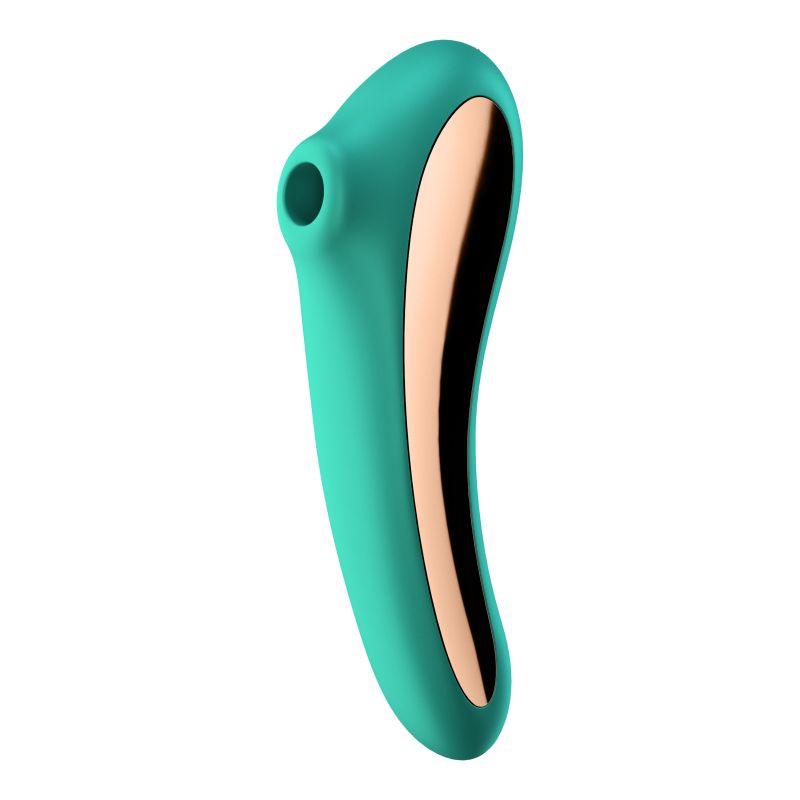 Satisfyer Dual Kiss Green - Take A Peek