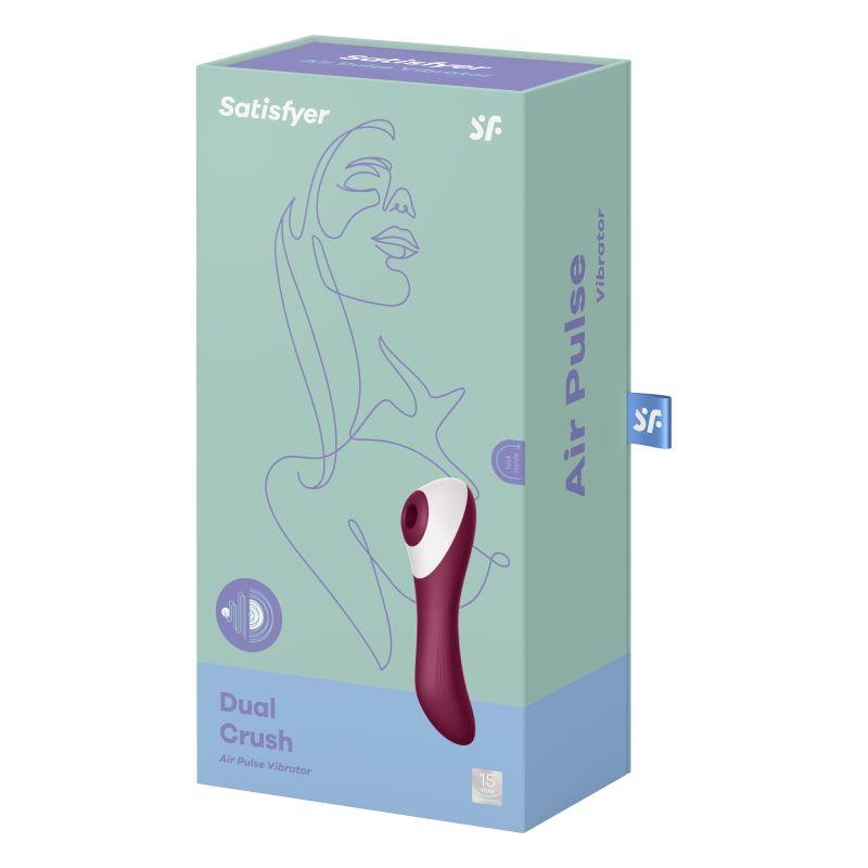 Satisfyer Dual Crush Insertable Double Air Pulse Vibrator - Take A Peek