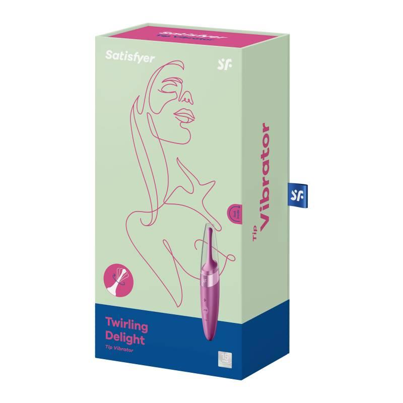 Satisfyer Twirling Delight Tip Stimulator Berry - Take A Peek